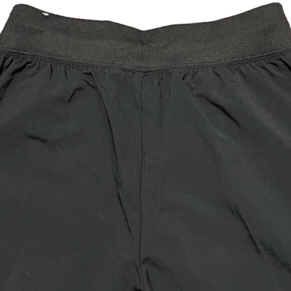 Nike NWOT Women's Sportswear Essential Woven Black Fleece Jogger High Rise Pants - Picture 12 of 14